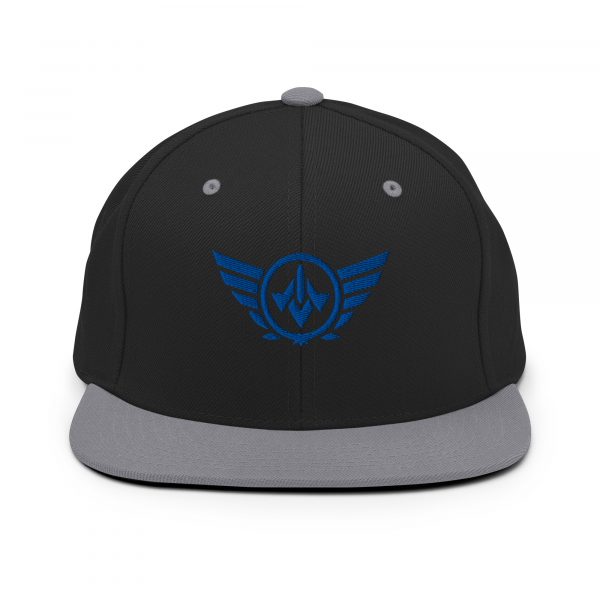classic-snapback-black-silver-front-68ba56217aa9b.jpg Royale Embroidered Logo Snapback | Premium