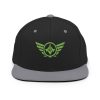 Kiwi Green Embroidered Logo Snapback | Premium