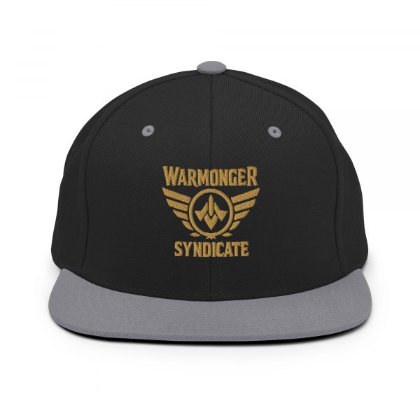 Old Gold Embroidered Brand Logo Snapback | Premium