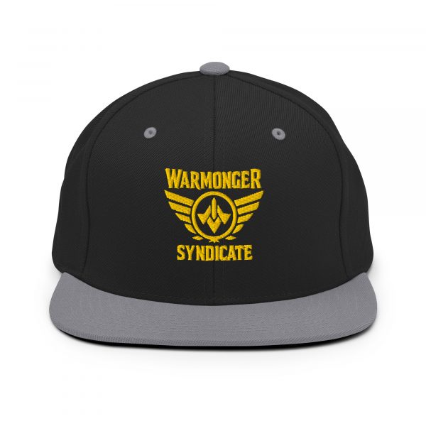 classic-snapback-black-silver-front-68ba596fc9966.jpg Gold Embroidered Brand Logo Snapback | Premium