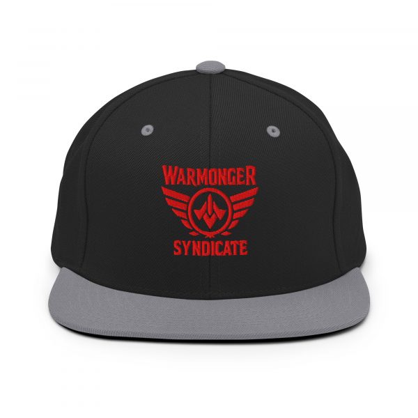 Red Embroidered Brand Logo Snapback | Premium