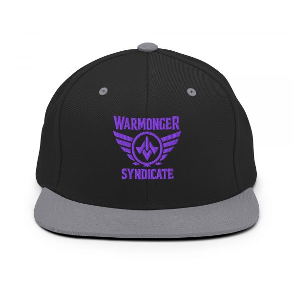 Purple Embroidered Brand Logo Snapback | Premium