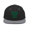 Kelly Green Embroidered Brand Logo Snapback | Premium
