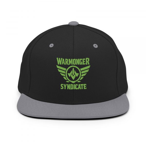 Kiwi Green Embroidered Brand Logo Snapback | Premium