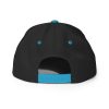 classic-snapback-black-teal-back-68ba5a8c176af.jpg Navy Embroidered Brand Logo Snapback | Premium