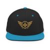 Old Gold Embroidered Logo Snapback | Premium