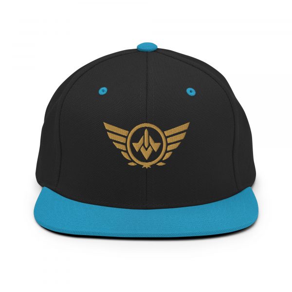 Old Gold Embroidered Logo Snapback | Premium