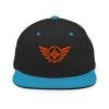 Orange Embroidered Logo Snapback | Premium