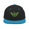 Kiwi Green Embroidered Logo Snapback | Premium