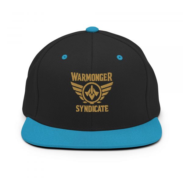 Old Gold Embroidered Brand Logo Snapback | Premium