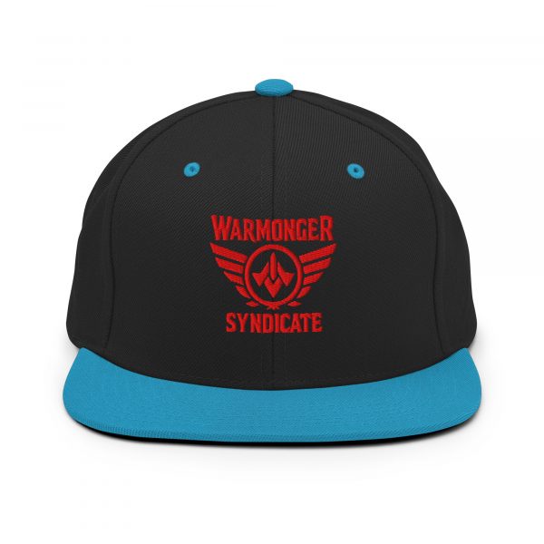 Red Embroidered Brand Logo Snapback | Premium