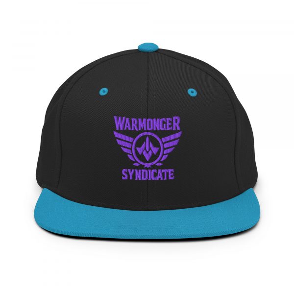 Purple Embroidered Brand Logo Snapback | Premium