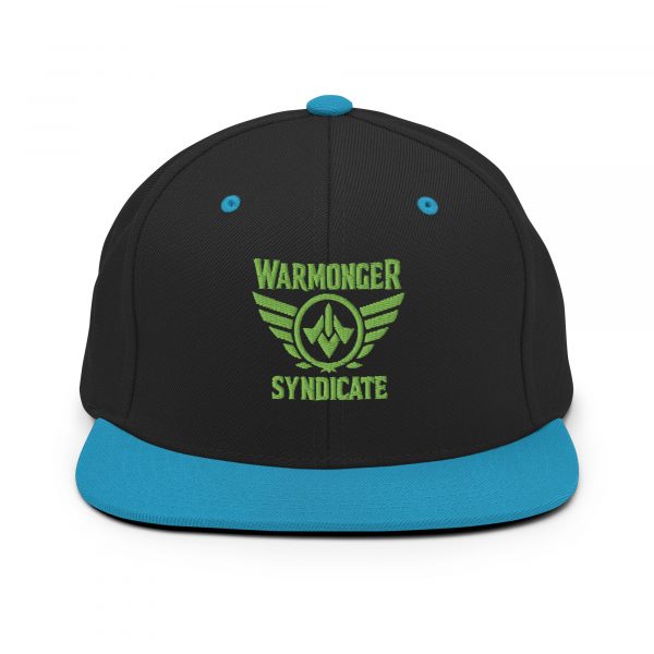 Kiwi Green Embroidered Brand Logo Snapback | Premium
