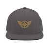 Old Gold Embroidered Logo Snapback | Premium