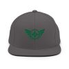 Kelly Green Embroidered Logo Snapback | Premium