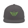 Kiwi Green Embroidered Logo Snapback | Premium