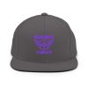 Purple Embroidered Brand Logo Snapback | Premium