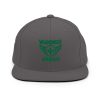 Kelly Green Embroidered Brand Logo Snapback | Premium