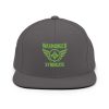 Kiwi Green Embroidered Brand Logo Snapback | Premium