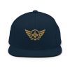 Old Gold Embroidered Logo Snapback | Premium