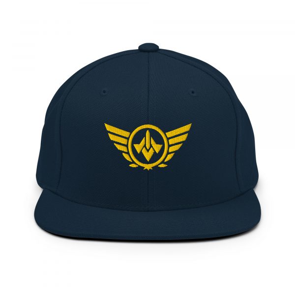 Gold Embroidered Logo Snapback | Premium