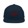 Maroon Embroidered Logo Snapback | Premium