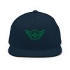 Kelly Green Embroidered Logo Snapback | Premium