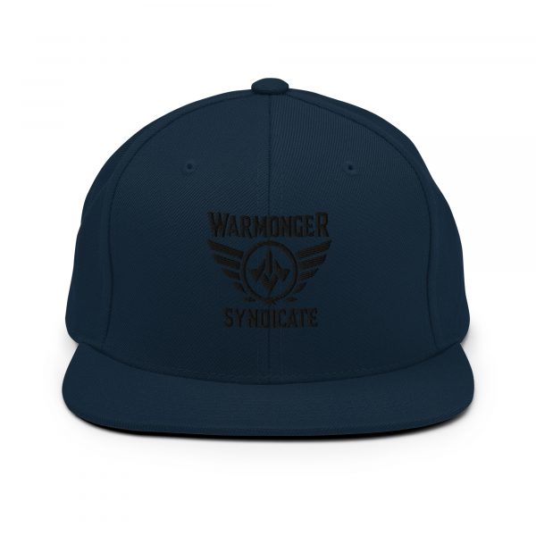 classic-snapback-dark-navy-front-68ba58e68a800.jpg Black Embroidered Brand Logo Snapback | Premium
