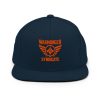 classic-snapback-dark-navy-front-68ba5996644d4.jpg Orange Embroidered Brand Logo Snapback | Premium