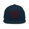 Maroon Embroidered Brand Logo Snapback | Premium