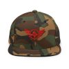 classic-snapback-green-camo-front-68ba554b2c5b6.jpg Red Embroidered Logo Snapback | Premium