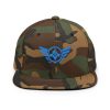 classic-snapback-green-camo-front-68ba564c06e2e.jpg Aqua Embroidered Logo Snapback | Premium