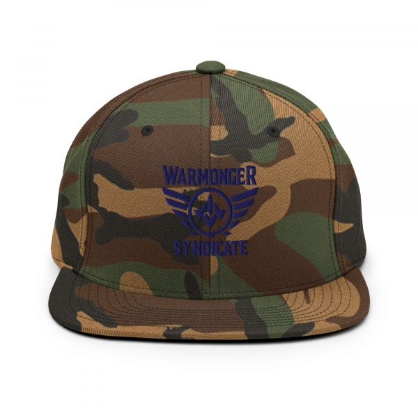classic-snapback-green-camo-front-68ba5a8c1b260.jpg Navy Embroidered Brand Logo Snapback | Premium
