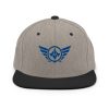 classic-snapback-heather-black-front-68ba562183e24.jpg Royale Embroidered Logo Snapback | Premium