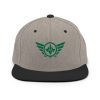Kelly Green Embroidered Logo Snapback | Premium