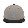 Grey Embroidered Brand Logo Snapback | Premium