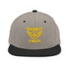 classic-snapback-heather-black-front-68ba596fd8650.jpg Gold Embroidered Brand Logo Snapback | Premium