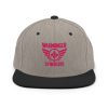 Flamingo Embroidered Brand Logo Snapback | Premium