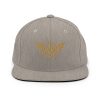 Old Gold Embroidered Logo Snapback | Premium