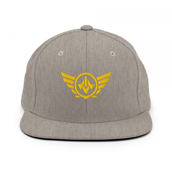 Gold Embroidered Logo Snapback | Premium