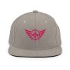 Flamingo Embroidered Logo Snapback | Premium