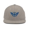 classic-snapback-heather-grey-front-68ba562187c51.jpg Royale Embroidered Logo Snapback | Premium