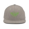 Kiwi Green Embroidered Logo Snapback | Premium
