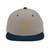 Old Gold Embroidered Logo Snapback | Premium