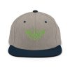 Kiwi Green Embroidered Logo Snapback | Premium