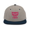 Flamingo Embroidered Brand Logo Snapback | Premium