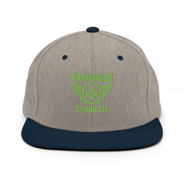 Kiwi Green Embroidered Brand Logo Snapback | Premium