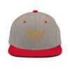 Old Gold Embroidered Logo Snapback | Premium