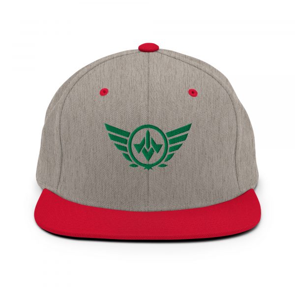 Kelly Green Embroidered Logo Snapback | Premium