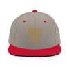 Old Gold Embroidered Brand Logo Snapback | Premium